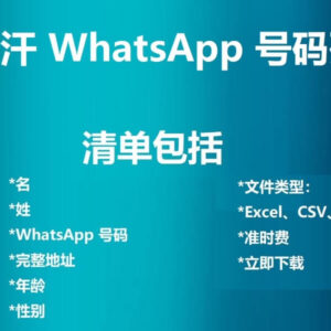 阿富汗 WhatsApp 号码列表