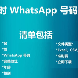 比利时 WhatsApp 号码列表