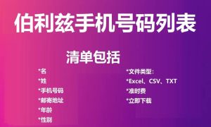 伯利兹电话号码列表