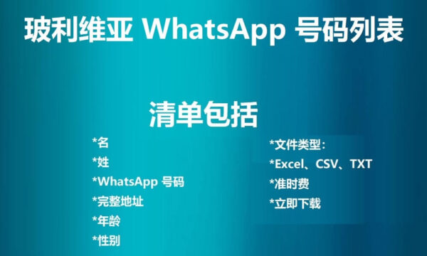 玻利维亚 WhatsApp 号码列表