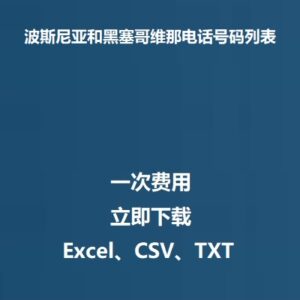 波斯尼亚和黑塞哥维那电话号码列表