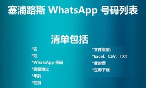 塞浦路斯 WhatsApp 号码列表