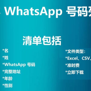 日本 WhatsApp 号码列表