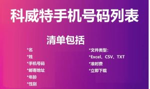 科威特电话号码列表
