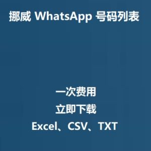 挪威 WhatsApp 号码列表