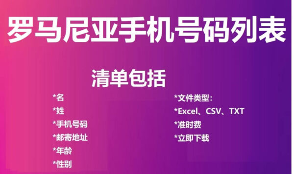 罗马尼亚电话号码列表