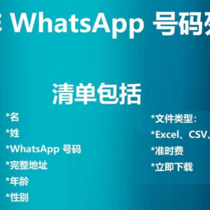 南非 WhatsApp 号码列表