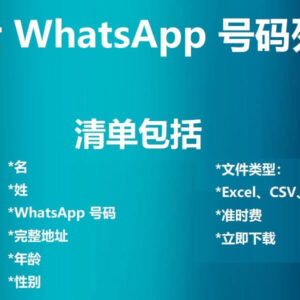 瑞士 WhatsApp 号码列表